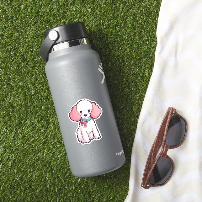 Adesivo Poodle Dog Super Cute   (HydroFlask Insitu)