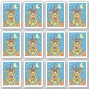 ADESIVO POÓDULO ENGRAÇADO DE PUMPKIN NO COSTUME DE HALLO