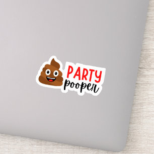 Adesivo Pooper do Partido Humorista