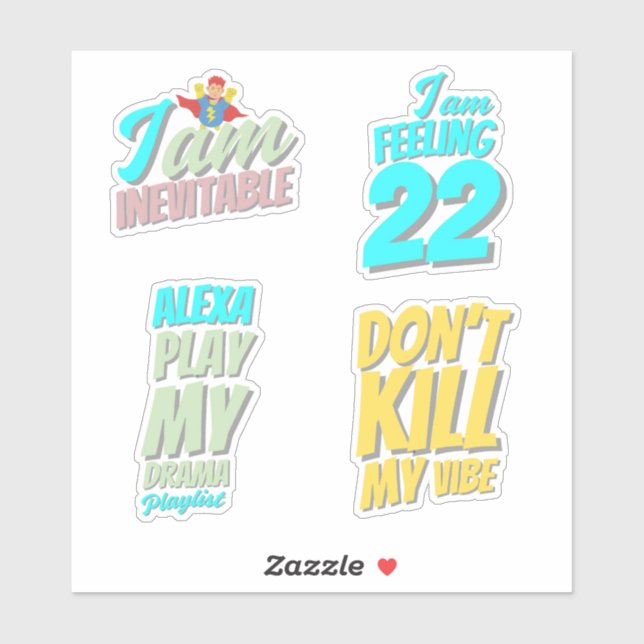 Adesivo Pop Aspas Sticker (Folha)