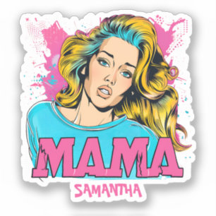 Adesivo Pop de Arranque (20) para a peça Retro Mama Person