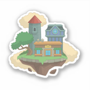 Adesivo Poptropica Home Island Sticker
