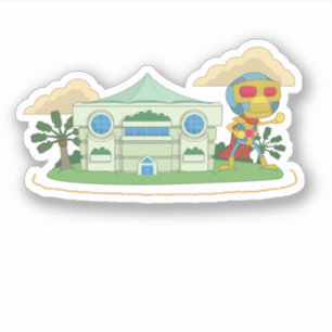 Adesivo Poptropica Poptropicon Island Sticker