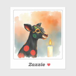 Adesivo População africana de animais selvagens Kwanzaa em