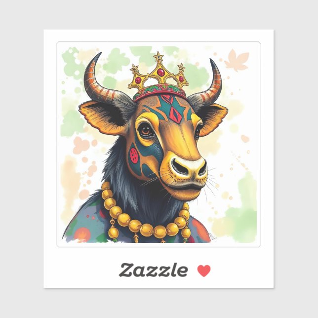 Adesivo População africana de animais selvagens Kwanzaa em (Folha)