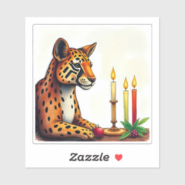 Adesivo População africana de animais selvagens Kwanzaa em