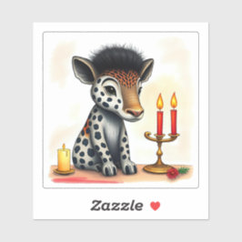 Adesivo População africana de animais selvagens Kwanzaa em