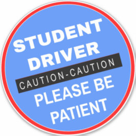 Adesivo Por Favor, Seja O Condutor Do Estudante - Novidade