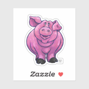 Adesivo Porco de Desfile Animal