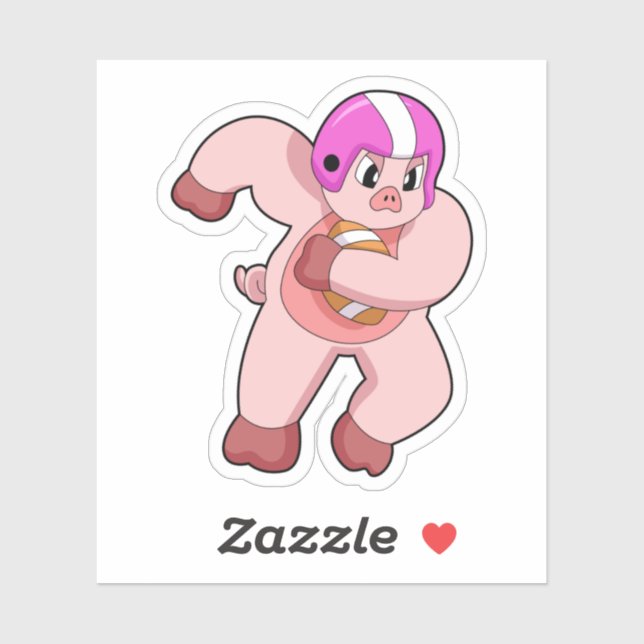 Adesivo Porco no futebol (Folha)