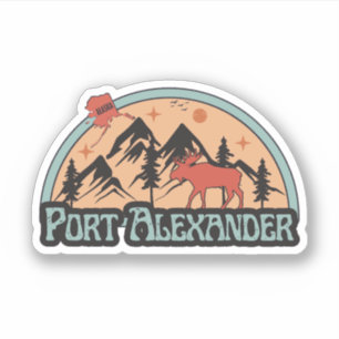 Adesivo Port Alexander, Alaska Sticker