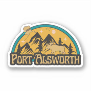 Adesivo Port Alsworth, Alaska Sticker