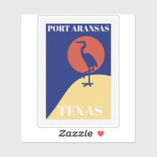 Adesivo Port ArKansas Texas
