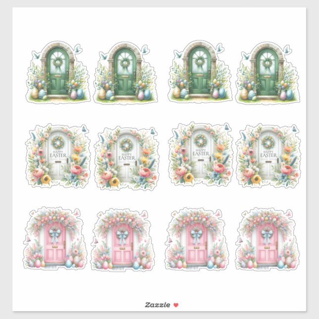 Adesivo Portas da páscoa (Folha)