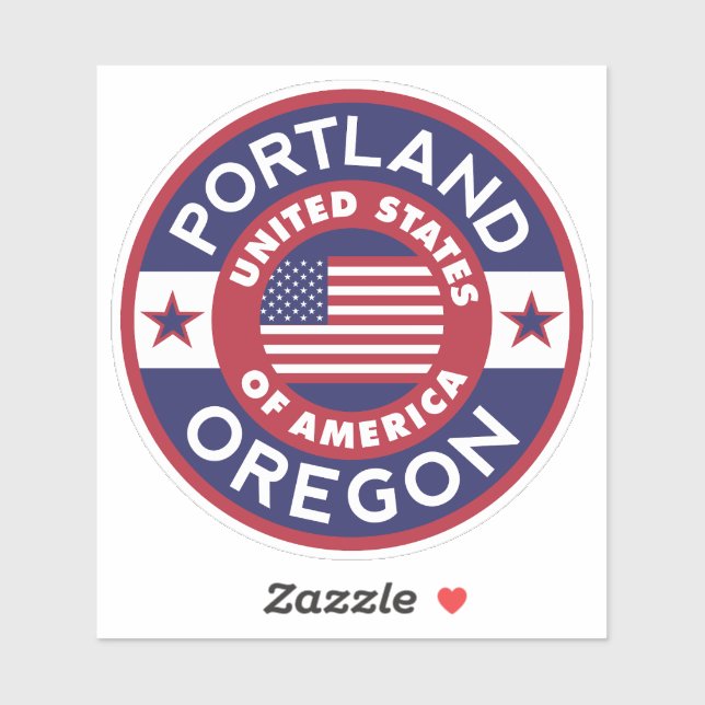 Adesivo PORTLAND, Oregon (Folha)