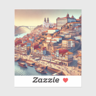 Adesivo Porto Portugal vinil de 3 polegadas