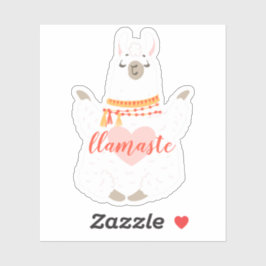 Adesivo Posição de incentivo a Llamaste Yoga