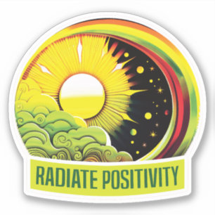 Adesivo Positividade radiada