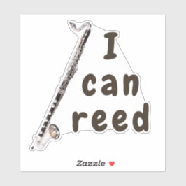 Adesivo Posso Ver: Bass Clarinet