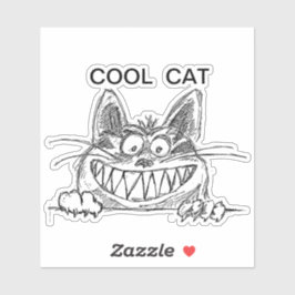 Adesivo Poster de Gato legal