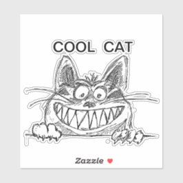 Adesivo Poster de Gato legal