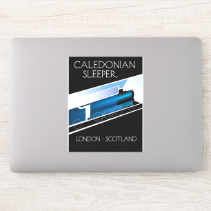 Adesivo Poster de viagens caledoniano de Londres Scotland