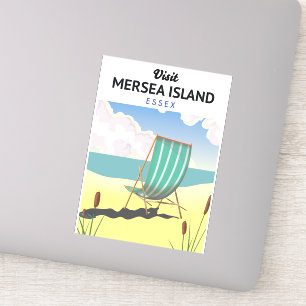 Adesivo Poster de viagens Essex da ilha de Mersia