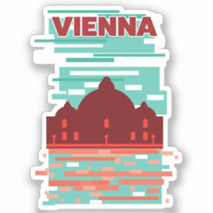 Adesivo Poster de viagens Viena