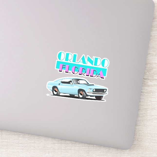 Adesivo Poster Orlando Flórida 80 (Detalhe)