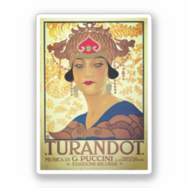 Adesivo Poster para Turandot - Giacomo Puccini