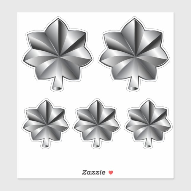 Adesivo posto militar dos EUA - Tenente-Coronel (Folha)