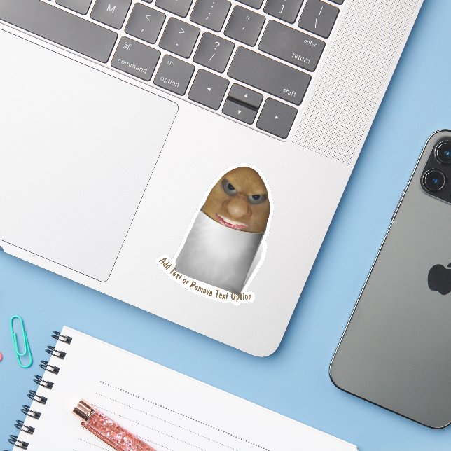 Adesivo Potato Nose (Notebook com iPhone)