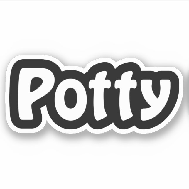 Adesivo Potty Sticker (Frente)