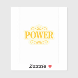 Adesivo Power - FaithFuel Dourado Luxe Sticker para Espiri