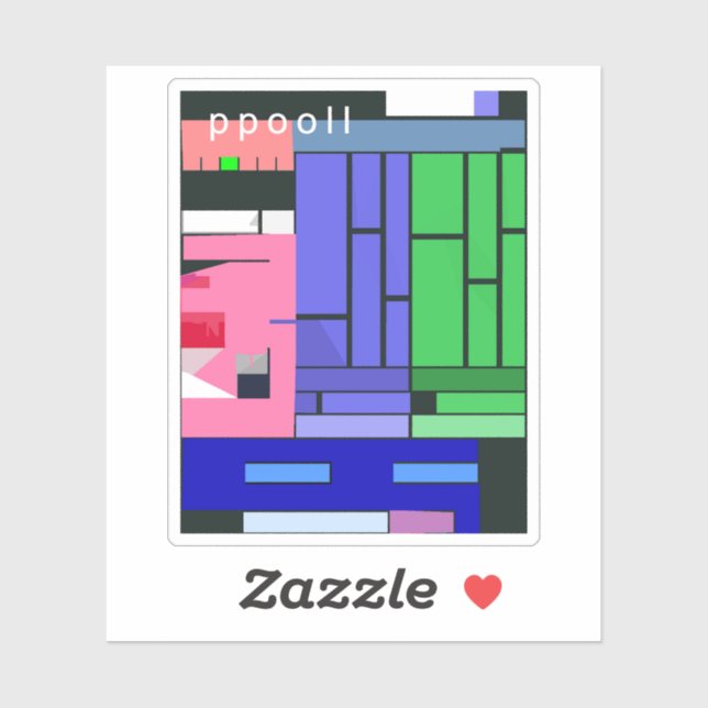 adesivo ppooll / flop@ (Folha)