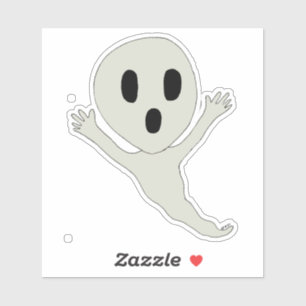 Adesivo Praça fantasma estilo Chibi