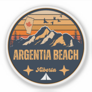 Adesivo Praia de Argentia, Alberta
