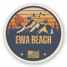 Adesivo Praia de Ewa, Havaí