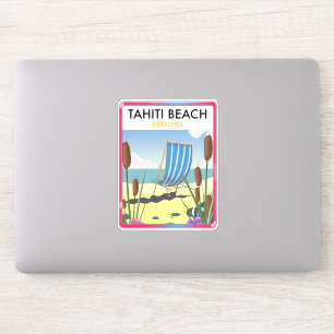 Adesivo praia de Tahiti st tropez