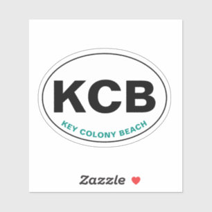 Adesivo Praia Key Colony KCB Oval