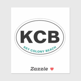 Adesivo Praia Key Colony KCB Oval