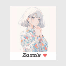 Adesivo Pray | 東京娘 GenerartiveAI シール