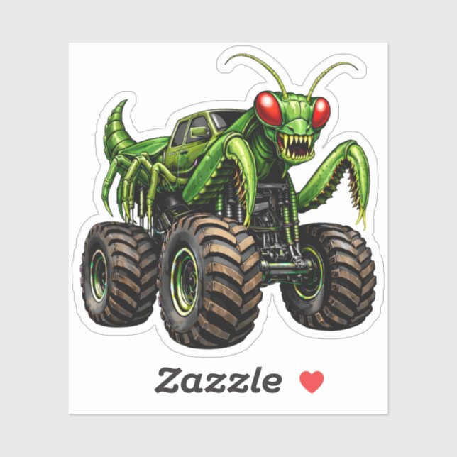 Adesivo Praying Mantis Style Off-Road Monster Truck (Folha)