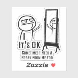 Adesivo Precisa de um espelho de quebra