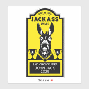Adesivo Prêmio de Jackass