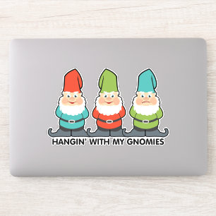 Adesivo Prendendo Com Meu Gnomies Homies Friends Sticker
