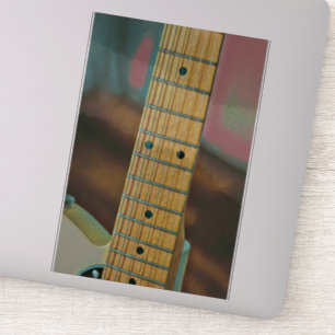 Adesivo presente de amante de guitarra