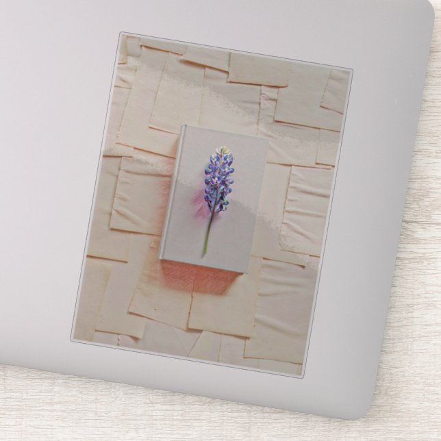 Adesivo presente de aniversário da biblioteca (Detalhe)