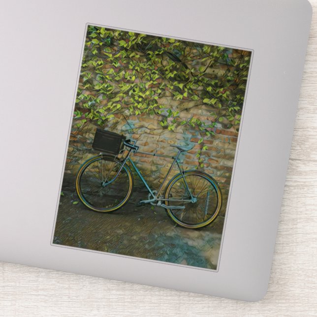Adesivo Presente de bicicleta de montanha (Detalhe)