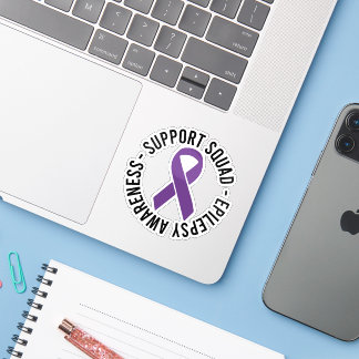 Adesivo Presente de Conscientização da Epilepsia para Equi